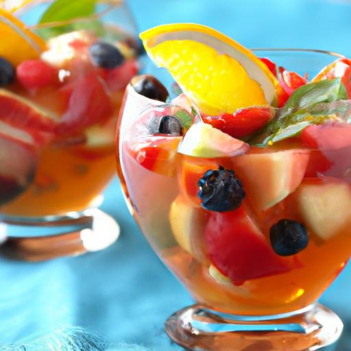 Refreshing Non-Alcoholic Sangria: Fresh Fruit Delight