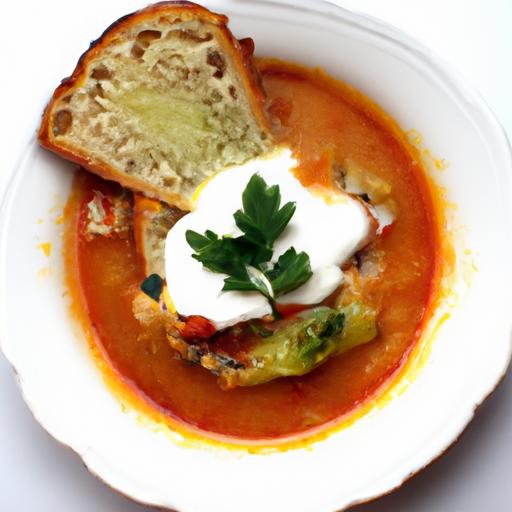 Cozy Up with Creamy Lasagna Soup Topped with Ricotta