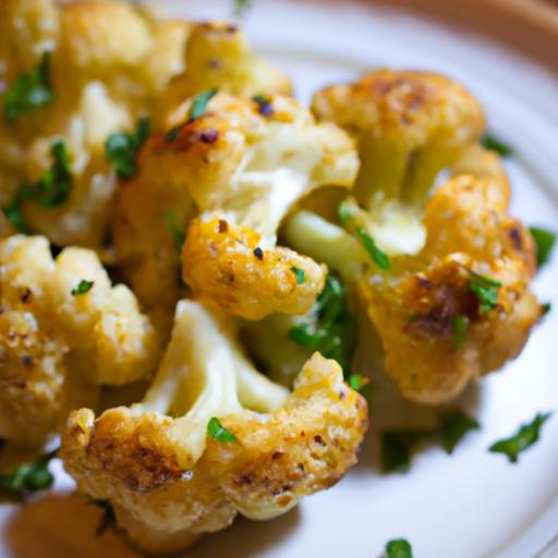 Golden ⁢Roasted Cauliflower with Olive Oil ⁤and​ Garlic Flair