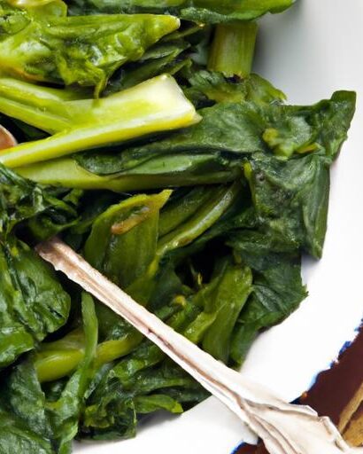 Boost Your Health: Steamed Greens with Zinc-Packed Tahini