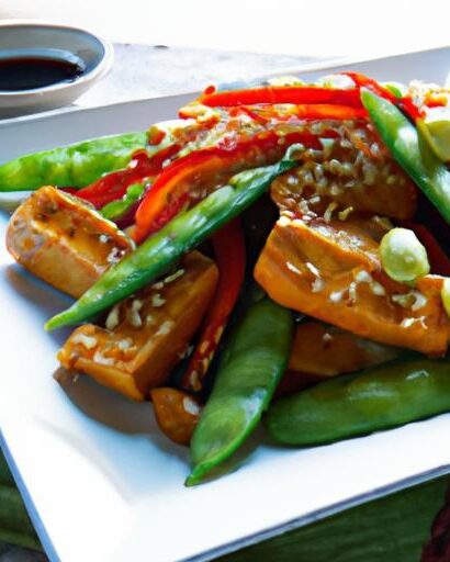 Fiery Flavor Fusion: Spicy Ginger Tofu & Green Bean Stir-Fry