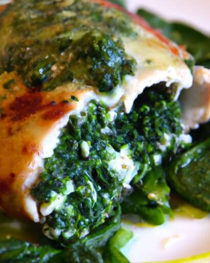 Deliciously Healthy: Spinach & Ricotta Stuffed Chicken Breast
