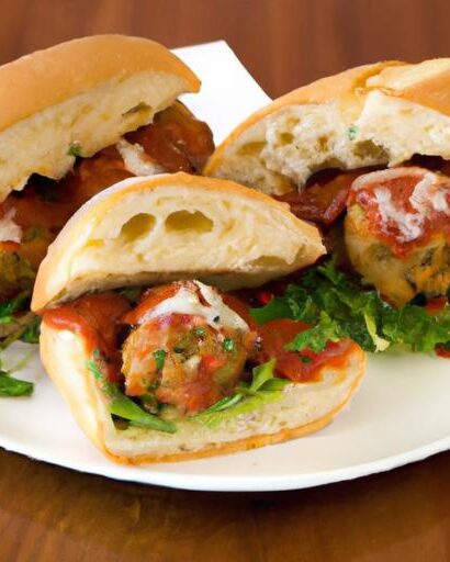 Savory Pre-Cooked Meatball Subs with Marinara & Provolone
