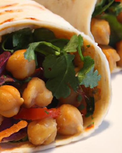Spice Up Lunch: Delicious Curried Chickpea Salad Wraps