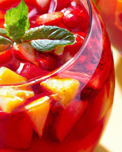 Refreshing Non-Alcoholic Sangria: Fresh Fruit Delight