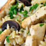Savor the Flavor: Creamy Chicken and Mushroom Orzo Delight
