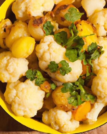 Aromatic Curried Cauliflower & Potato Stew: Aloo Gobi Delight