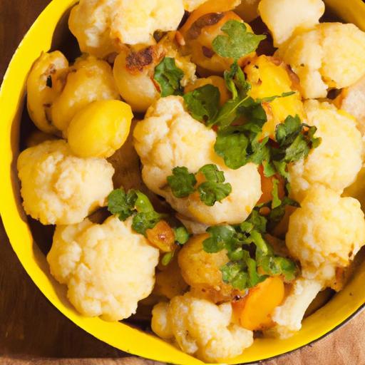 Aromatic Curried Cauliflower & Potato Stew: Aloo Gobi Delight