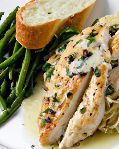 Zesty Quick Chicken Piccata Paired with Angel Hair Pasta