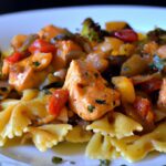 Savor the Flavor: Easy Bruschetta Chicken Pasta Skillet Delight