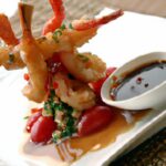 Sweet Meets Savory: Shrimp Skewered on Sugar Cane Delight