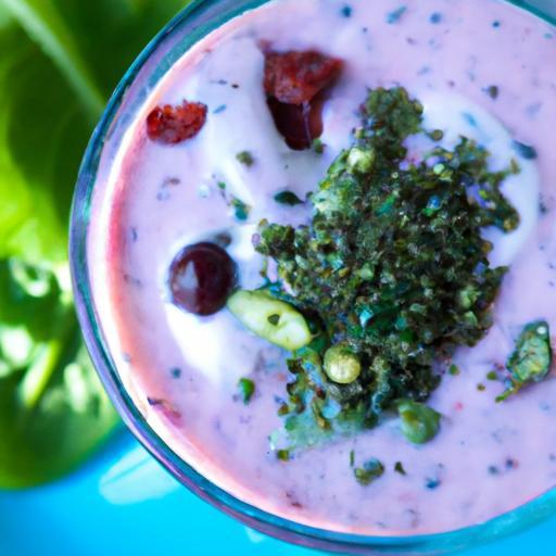 Energize Your Day: Spinach Yogurt Berry Smoothie Recipe
