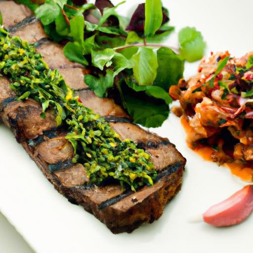 Savor the Flavor: Grilled Flank Steak with Fresh Chimichurri
