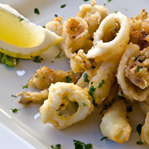 Crispy Calamari Fritti with Zesty Lemon: A Savory Delight