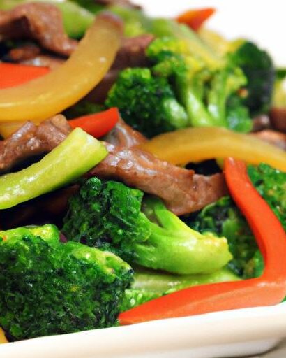 Savor the Zesty Flavors of Beef & Broccoli Stir-Fry Delight