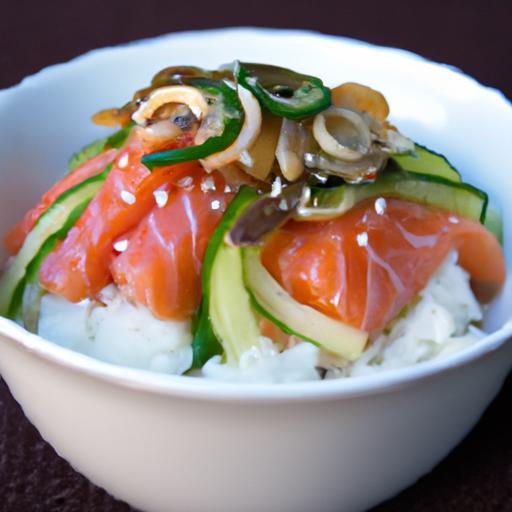 Quick & Flavorful Spicy Salmon Rice Bowl with Pre-Cooked Rice