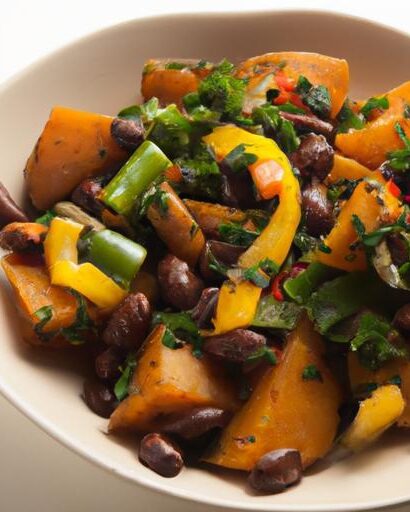 Flavor Fiesta: Sweet Potato & Black Bean Salad with Cumin