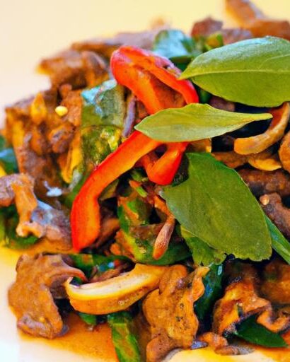 Savor Stir-Fried Beef with Thai Basil: A Flavorful Journey