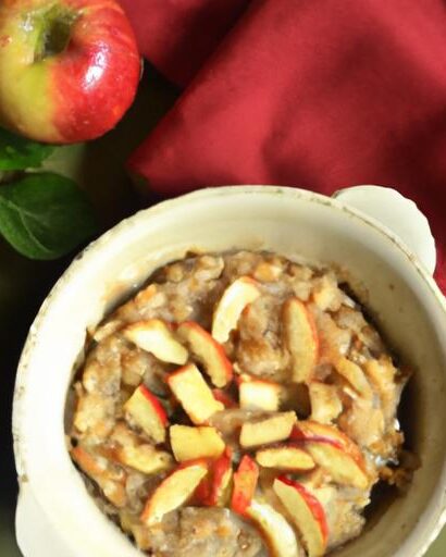Warm Up Breakfast with Apple Pie Baked Steel-Cut Oatmeal