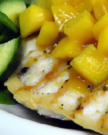 Savor the Zest: Grilled Swordfish with Mango Salsa Delight