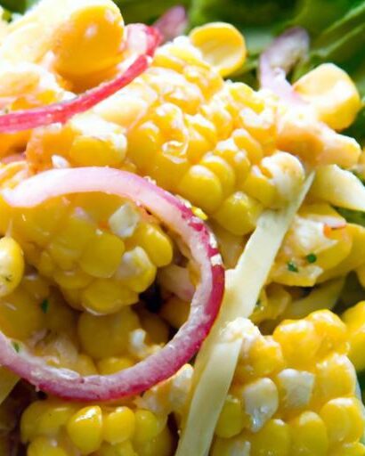 Zesty Thai Corn Salad with Creamy Salted Egg Twist