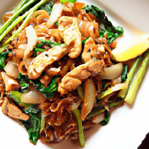 Pad See Ew Unveiled: Stir-Fried Soy Sauce Noodles with Chicken