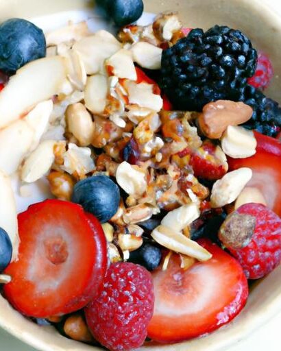 Power Up Your Day: Immunity-Boosting Berry Nut Bowl