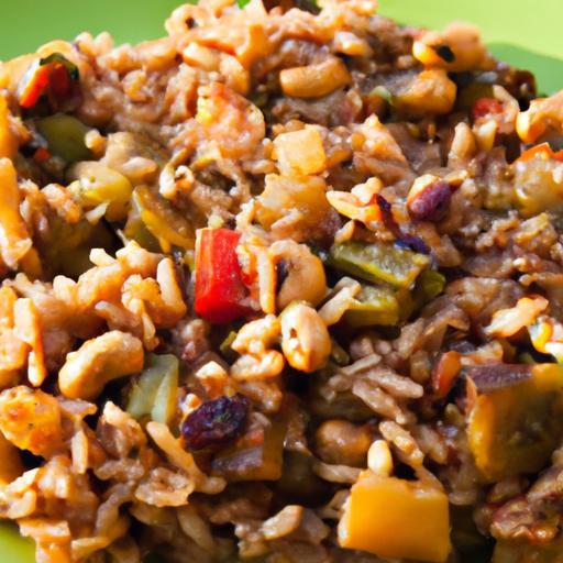 Hearty One-Pot Vegan Jambalaya with Nutty Brown Rice