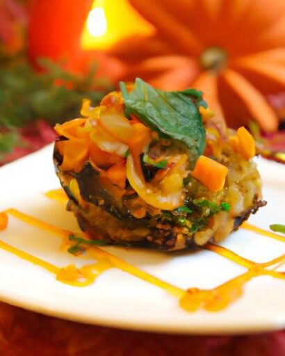 Savor the Season: Spinach & Mushroom Stuffed Acorn Squash