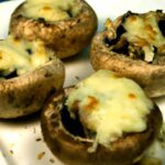 Melted Magic: Quick Microwave Cheese-Stuffed Mushrooms