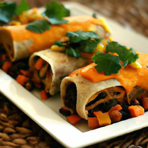 Hearty Butternut Squash & Black Bean Enchiladas Recipe