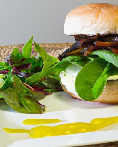 Bison Burgers on Greens: A Nutritious Flavor Adventure