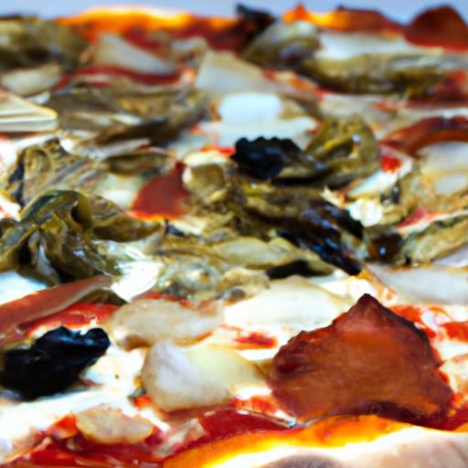 Savor the Flavor: Pizza Topped with Artichokes & Olives