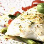 Mediterranean Baked Halibut: Flavorful Parchment Delight