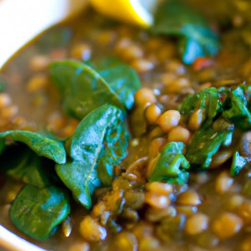 Hearty Lentil Soup with Spinach: A Nutritious Delight