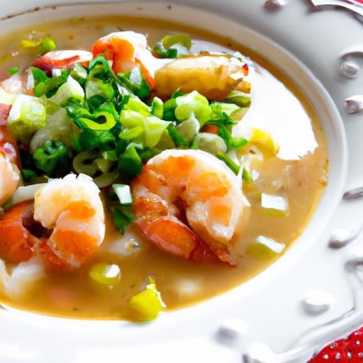 Savory shrimp and Grits with Unsalted Broth Magic