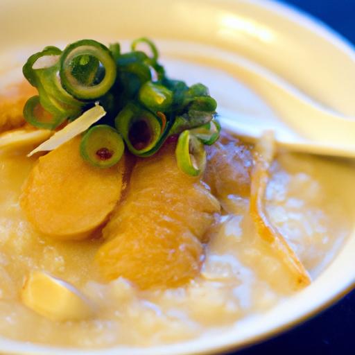 Soul-warming Congee: Ginger & Scallions in Every Spoonful