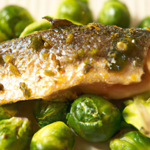 Savor the Flavors: Baked​ Trout with Roasted Brussels Sprouts