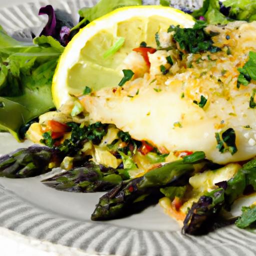 Mediterranean Baked Halibut: Flavorful Parchment Delight