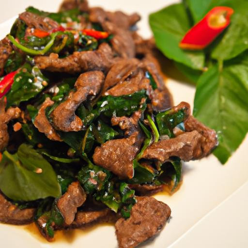 Savor Stir-Fried Beef with Thai Basil: A Flavorful Journey