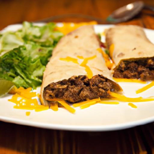 Melty Cheesy Ground Beef Burritos: A Flavor-Packed Feast