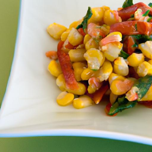 zesty Thai Corn Salad with Creamy Salted Egg Twist