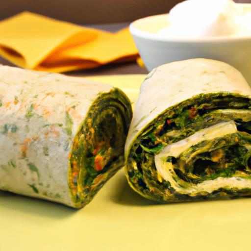 Quick & Tasty: Microwave Spinach and Feta Wrap Recipe