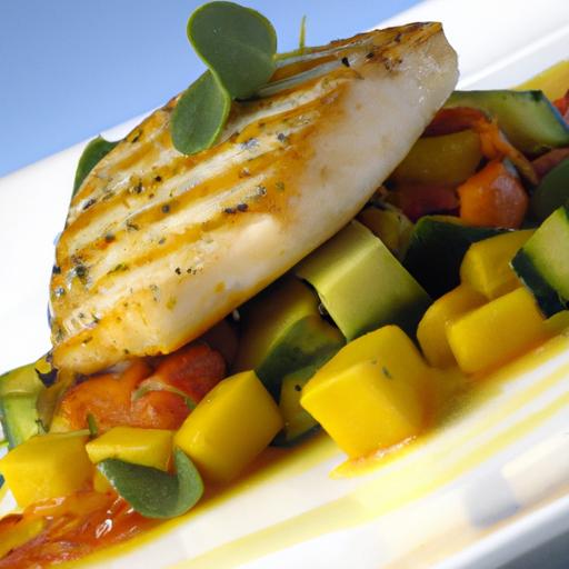Savor‌ the ⁣Zest: Grilled Swordfish‌ with ⁢Mango Salsa Delight
