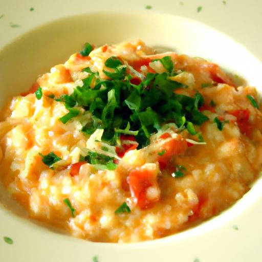 Creamy Tomato Risotto: flavorful Comfort with Low-Sodium Broth