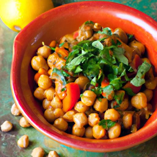Hearty Moroccan Chickpea stew: A Flavorful Veggie Feast