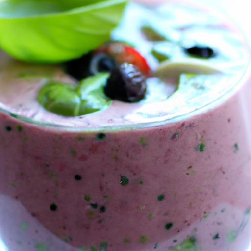 Energize Your Day: spinach Yogurt berry Smoothie Recipe