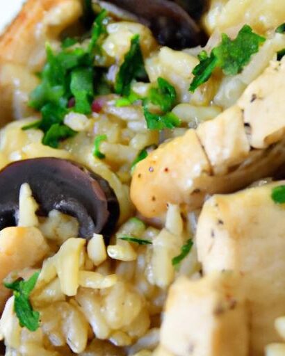 Savor the Flavor: Creamy Chicken and Mushroom Orzo Delight