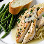Zesty Quick Chicken Piccata Paired with Angel Hair Pasta