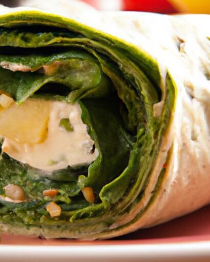 Quick & Tasty: Microwave Spinach and Feta Wrap Recipe